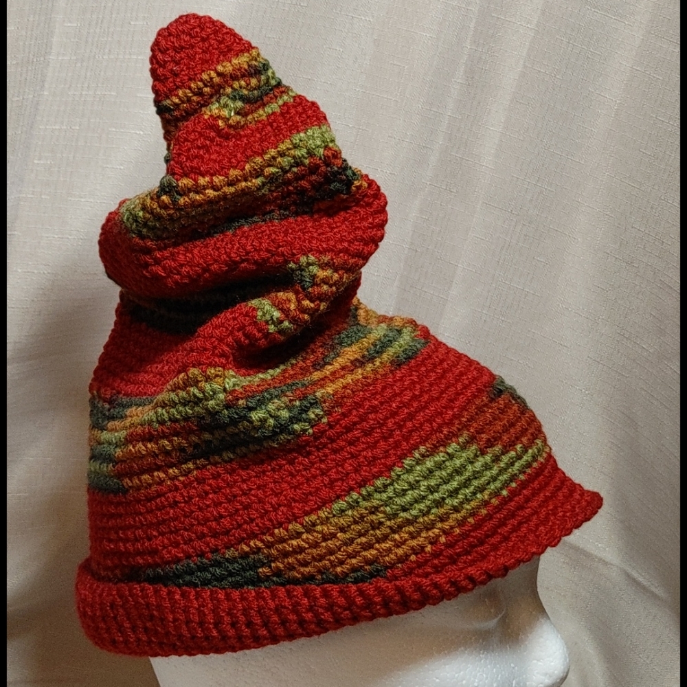 Handmade Striped Gnome Hat